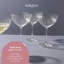 Mikasa Treviso Crystal Coupe Glasses, 300ml