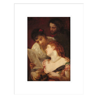 «Musical Party» par Mary Cassatt - impression numérique sur toile