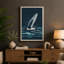 Whale Breaches Coastal - Wrapped Canvas-218834819-218834876
