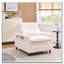 Fauteuil club en velours côtelé-1230842639