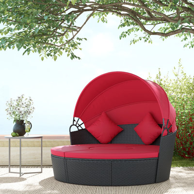 Wendi 4 - Person Patio Conversation Set with Cushions