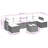 Vidaxl Garden Sofa Set Black And Cream