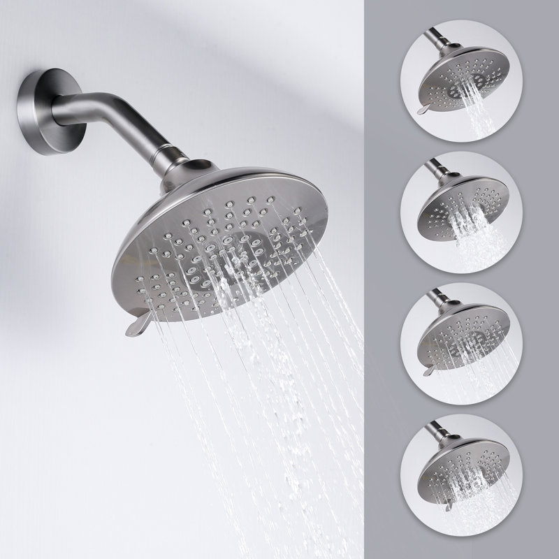 Robinet de baignoire et douche, Nickel brossé