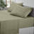 Lux Decor Collection Stripes Bed Sheets Microfiber Bedding Set with Fitted, Flat Sheet & Pillowcase-1713469936-1713469902