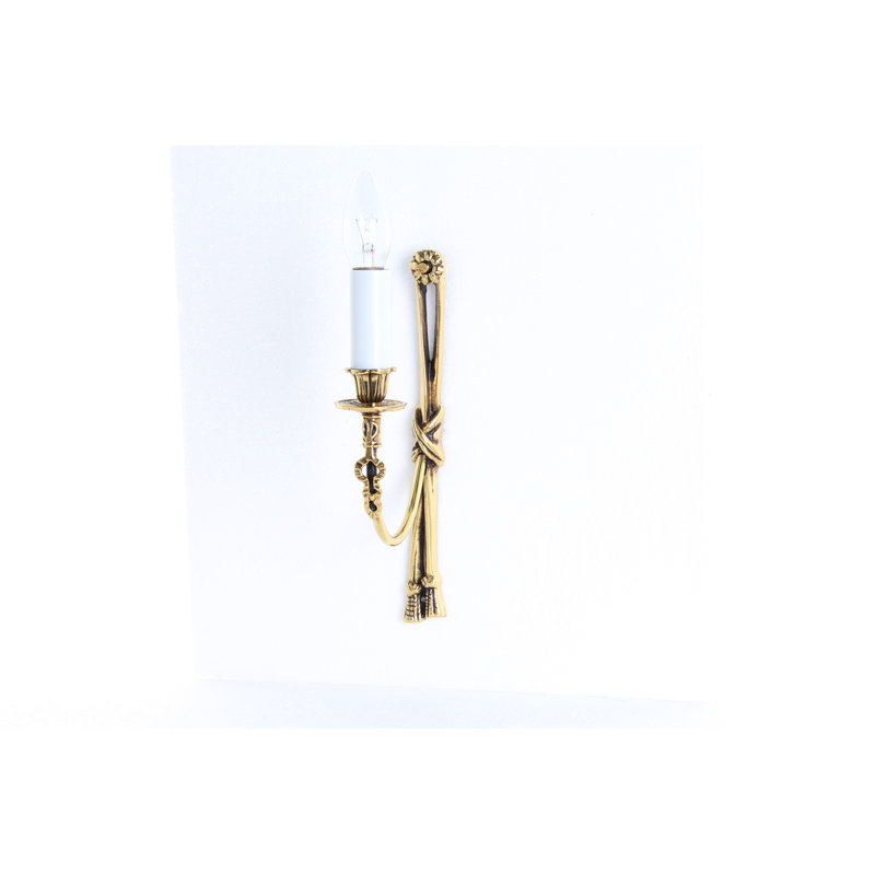 Ilyan Steel Candle Wall Light