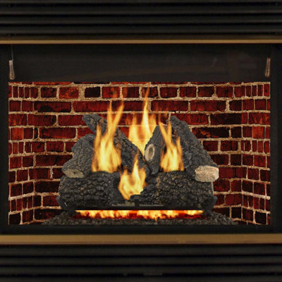 Arlington 18'' W Natural Gas / Propane Fireplace Logs