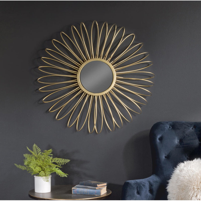 Metal Flat Wall Mirror