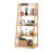 Barrelville Bamboo Ladder Bookcase Bookshelf Open Book Storage Shelf-815987561