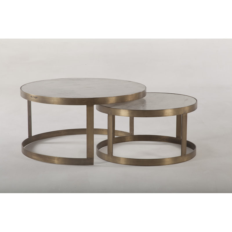 Michelangelo Marble Nesting Coffee Table