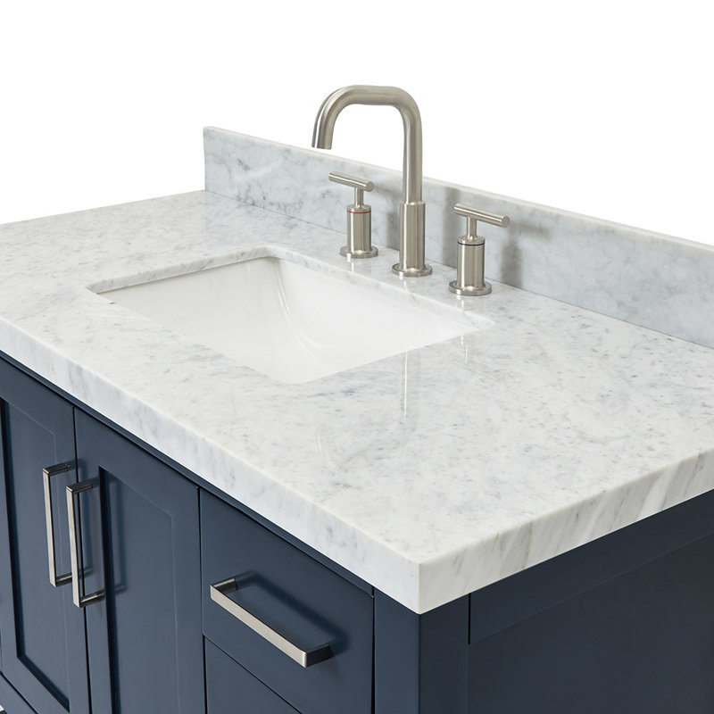 Magnolia Bath Vanity Rectangular Basin S043SCWRV, Midnight Blue, Rectangular