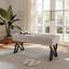 Maggielean Linen Upholstered Bench-1680323369