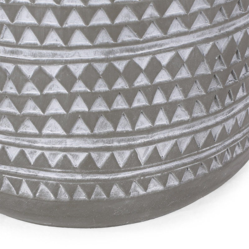Table d'appoint d'extérieur en béton léger