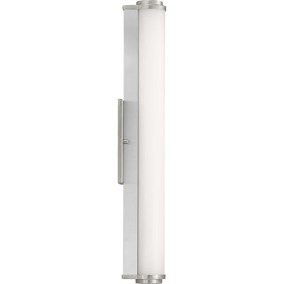 Meuble-lavaboe 1 lumière à del en nickel brossé à luminosité Vedant