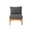 Huntington Teak Outdoor Armless Club Chair-210587379