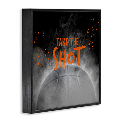 «Take The Shot Basketball», estampe numérique, design par Kim Allen