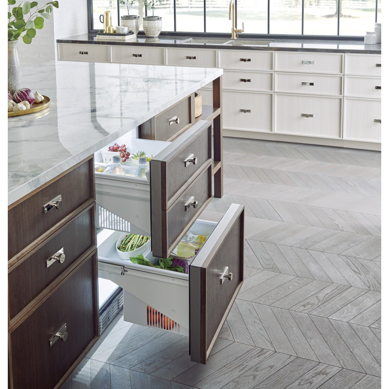 Monogram 24" Integrated Double Drawer Refrigerator