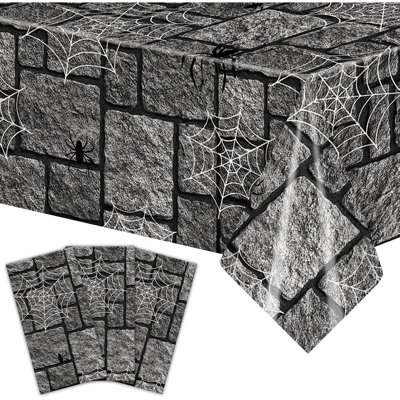 Ensemble de 3 nappes murales Halloween Stone