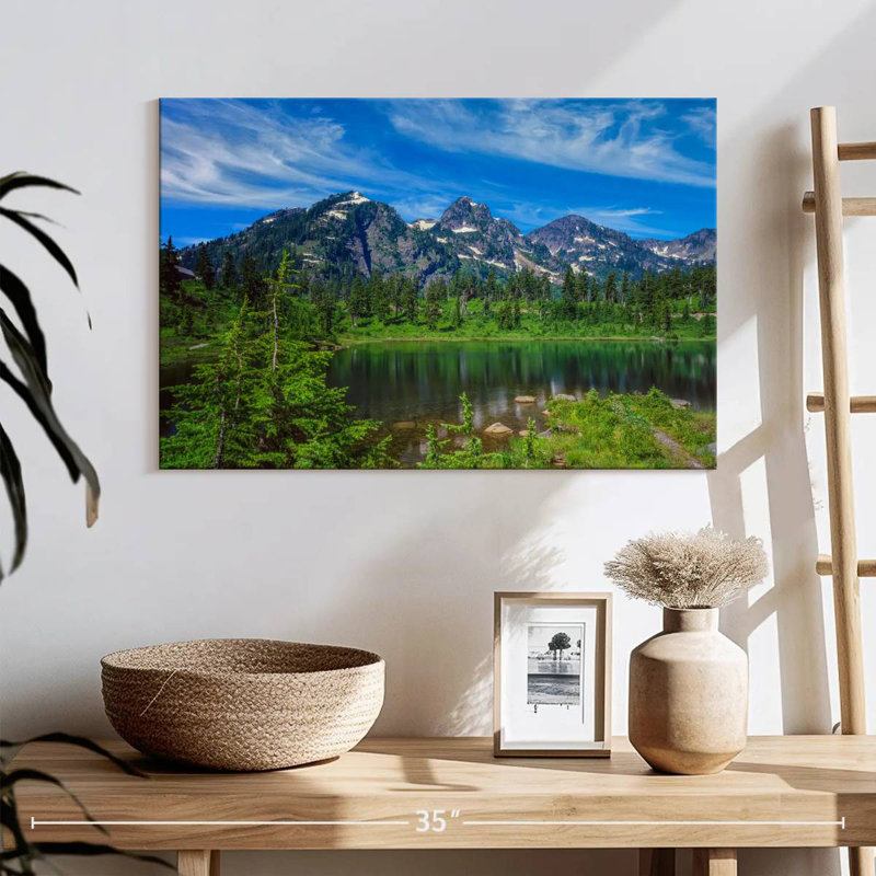 Alvord Springtime At Mount Baker, 16" H x 24" W