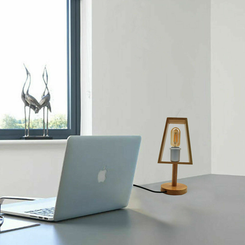 Ellodie Wood Desk Lamp, No
