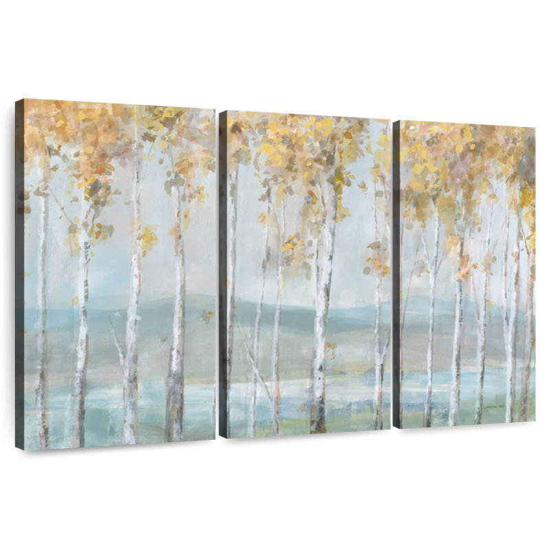 Alvord Lakeview Birches, H 42 po x l 65 po