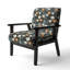 Fauteuil d'appoint rembourré Whimsical Bohemian Bliss