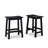 Counter&Bar Solid Wood Backless Stool (Set of 2)-1923952478