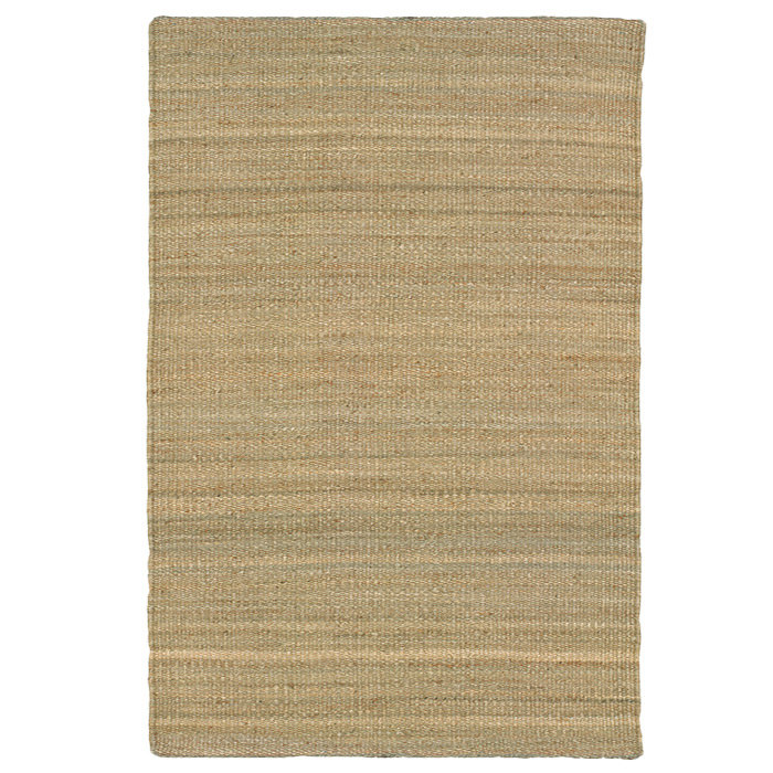 Tapis tissé à la main brun clair et beige tissé à la main Bardette Authentic, Rectangle 3 pi 6 po x 5 pi 6 po