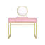 Bureau rose et coiffeuse avec miroir Coleen