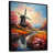 Black Floater Framed