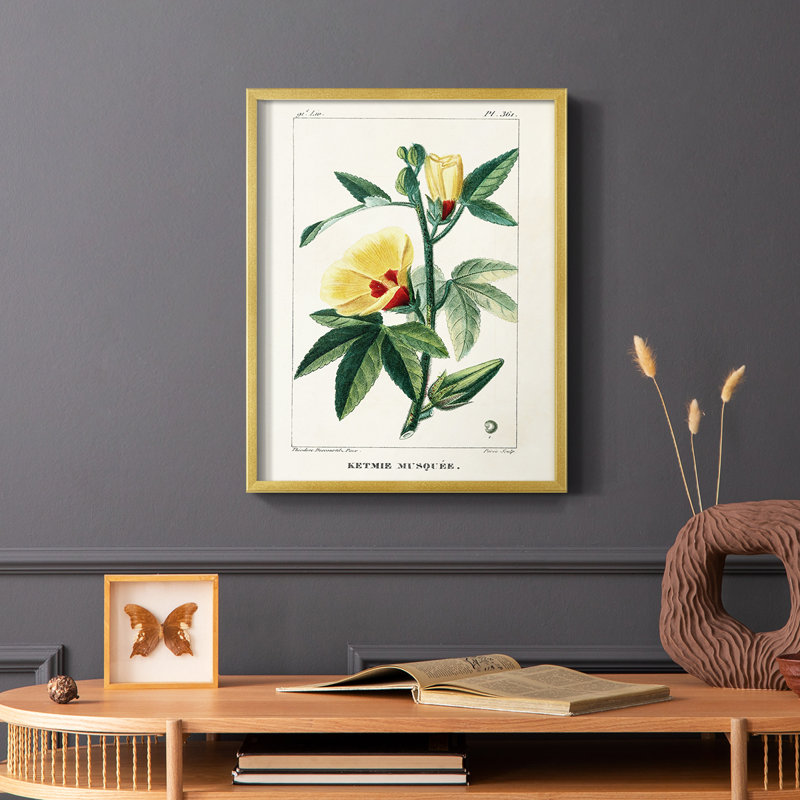 «Turpin Tropical Botanicals VI», reproduction encadrée - bois massif, H 14 po x l 11 po