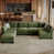 Green Linen Blend