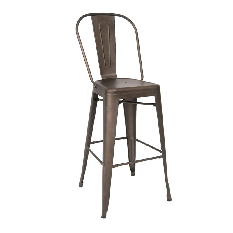 Tabouret de bar 30 po, Métal industriel