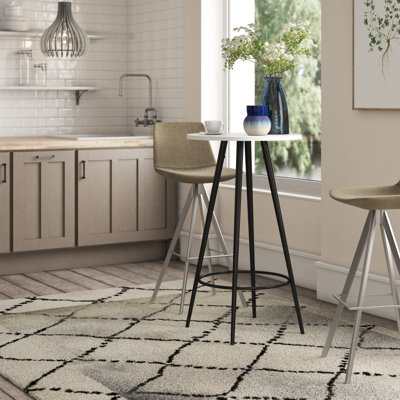 Richins Round Metal Base Dining Table