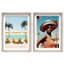 Yellow Spring Lounging Set of 2 Shadowbox Floating by Oliver Gal-616638444-616638446