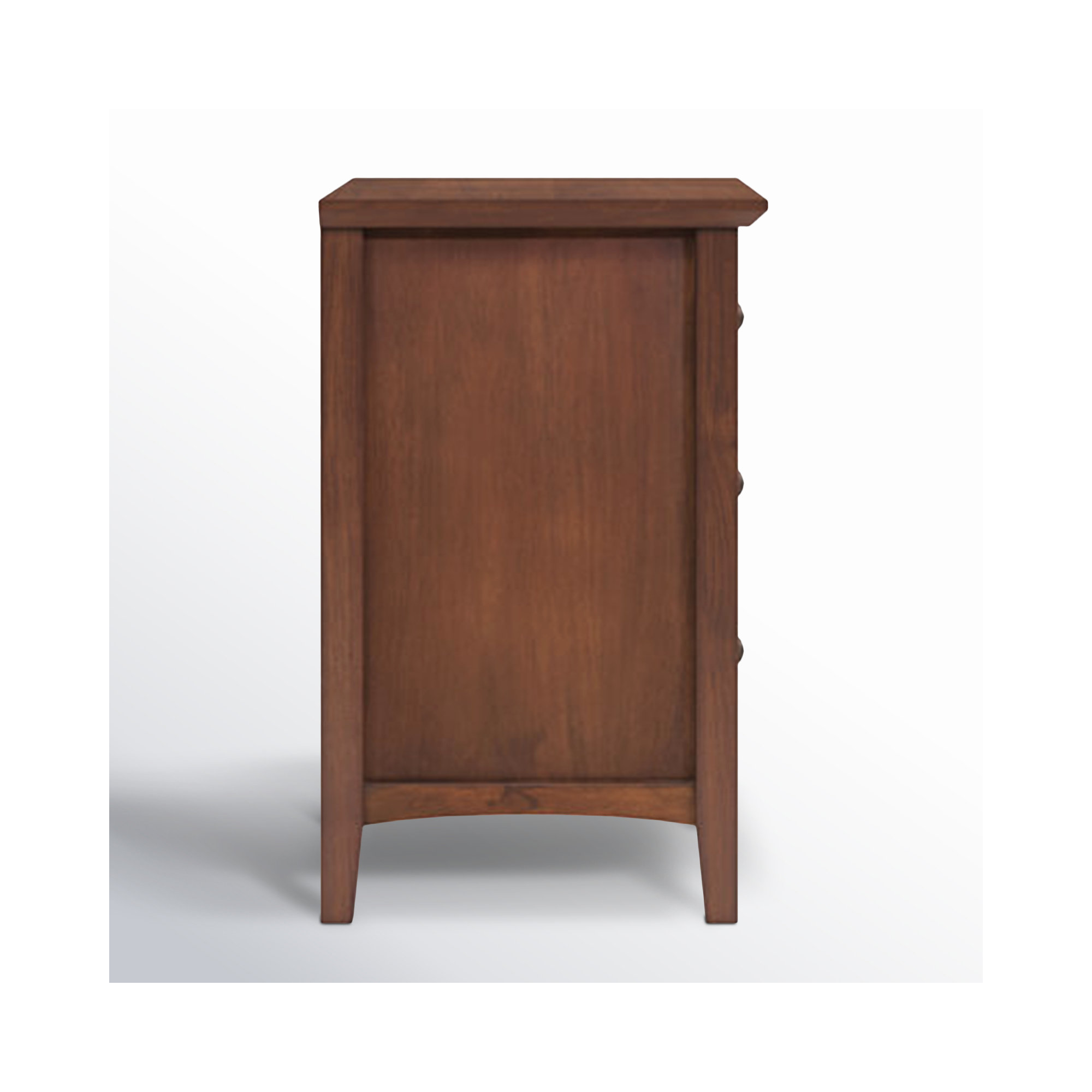 Renee 3 - Drawer Nightstand, Dark Mocha