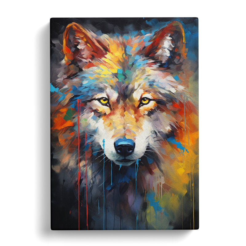 Wolf Abstract No.2 - Print, 50cm H x 35cm W x 3cm D