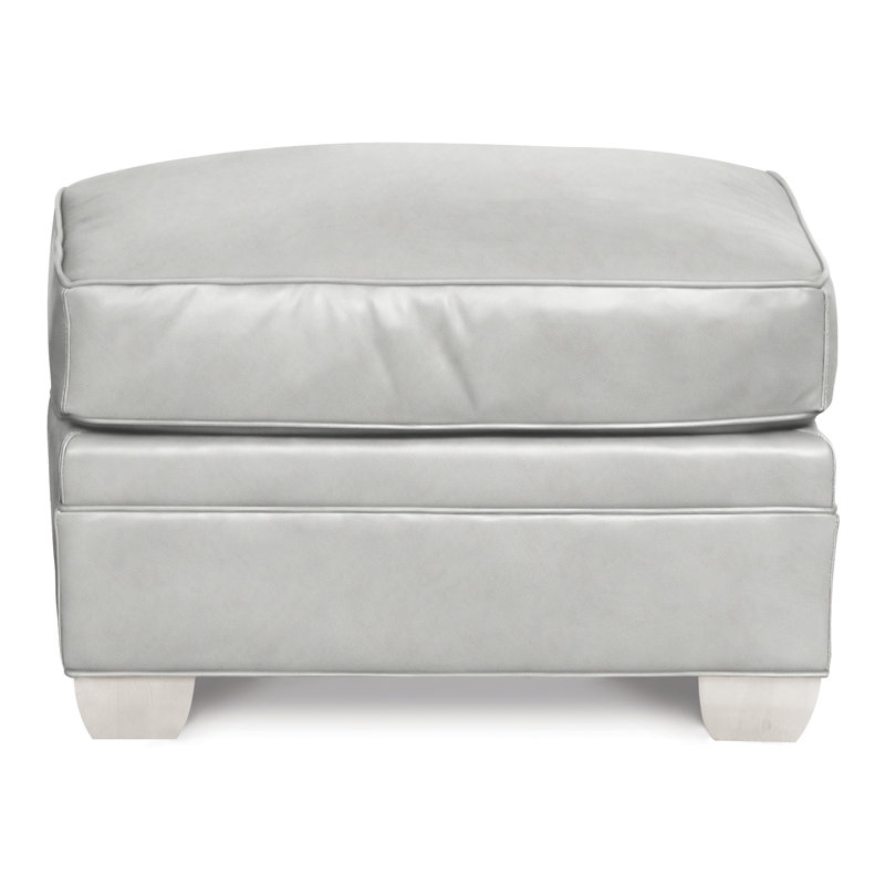 Repose-pieds American Bungalow 28 "Hillcrest, Casablanca, Cuir véritable Saloon