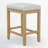 24" Yerly Extra-Wide Vintage Wood Bar Stool With Hand-Brushed Finish-902688657