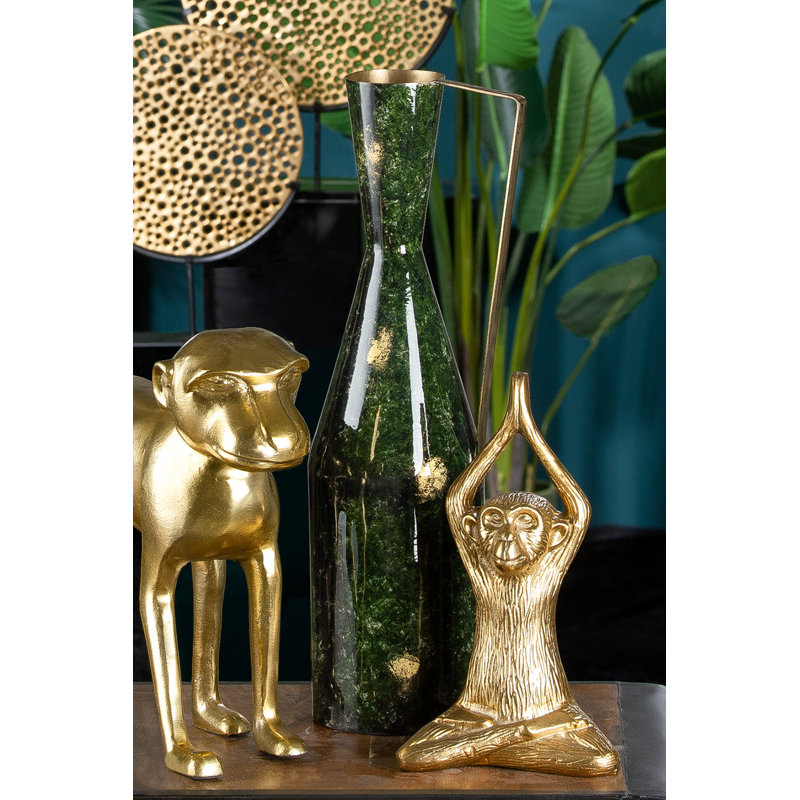 Carlann Handmade Metal Floor Vase