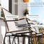 Chaise d'extérieur en acier Antwonn-205900401