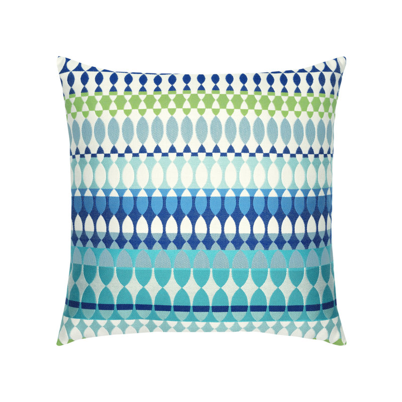 Modern Oval Ocean Pillow Cover & Insert, 20" x 20", Square