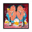«Enjoy Life» par El van Leersum, reproduction d'art graphique sur toile-31953599-73700418-73700419