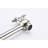 Brushed Nickel Wall Mounted Pot Filler Faucet, Foldable Design For Kitchen Space, Double Handles Easy Water Flow Control, Construction Mount Folding Faucet In Nickel, 360 Rotatable, Stable Discharge,-1042986490