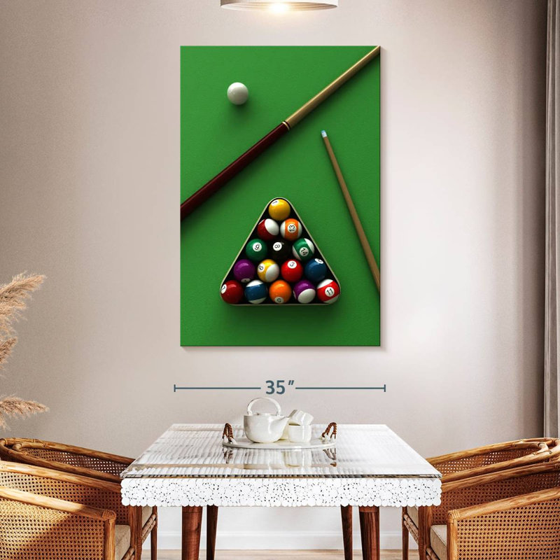 Senne Billiards Game Equipment, 51" H x 34" W