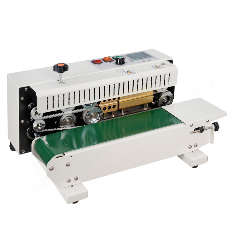 Continuous Bag Band Sealing Machine Horizontal Band Sealer Carbon Steel