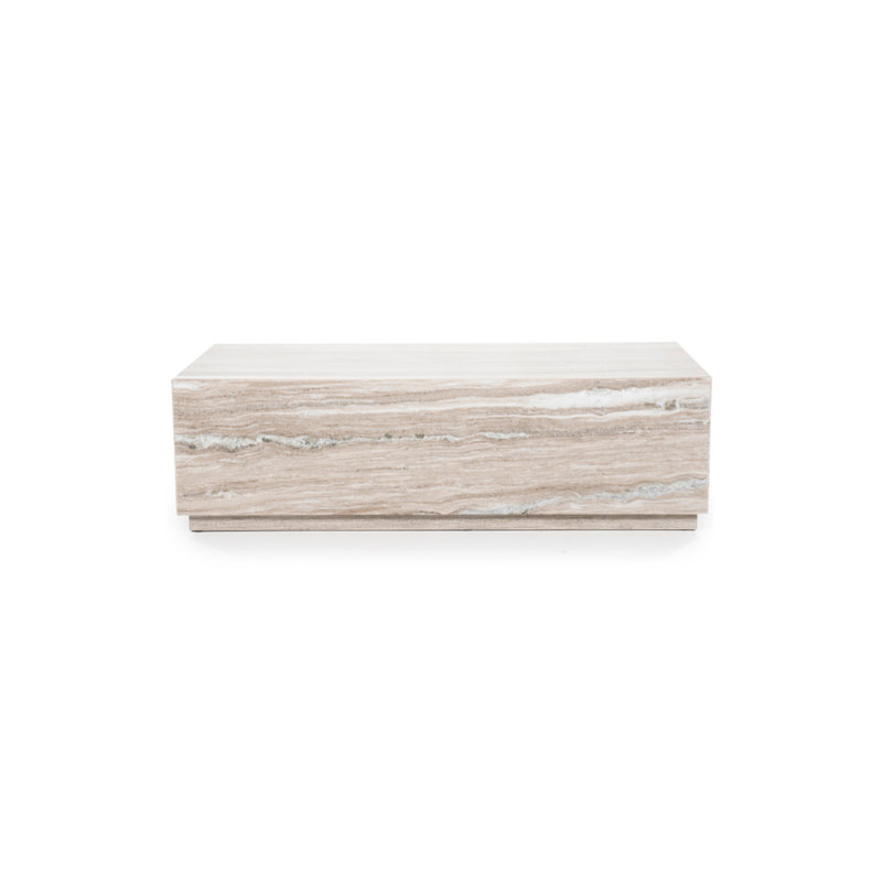 Vince Marble Top Single Coffee Table