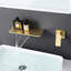 Robinet de lavabo pour salle de bain en or brossé - Fabriqué en laiton pour une longévité à une seule opération-122075590