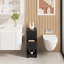 25cm W Manufactured Wood Bedside Table-1991037169