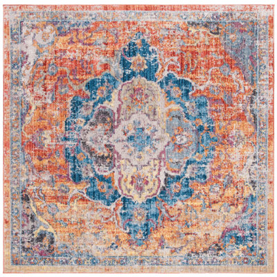 Tapis orange Jehanne