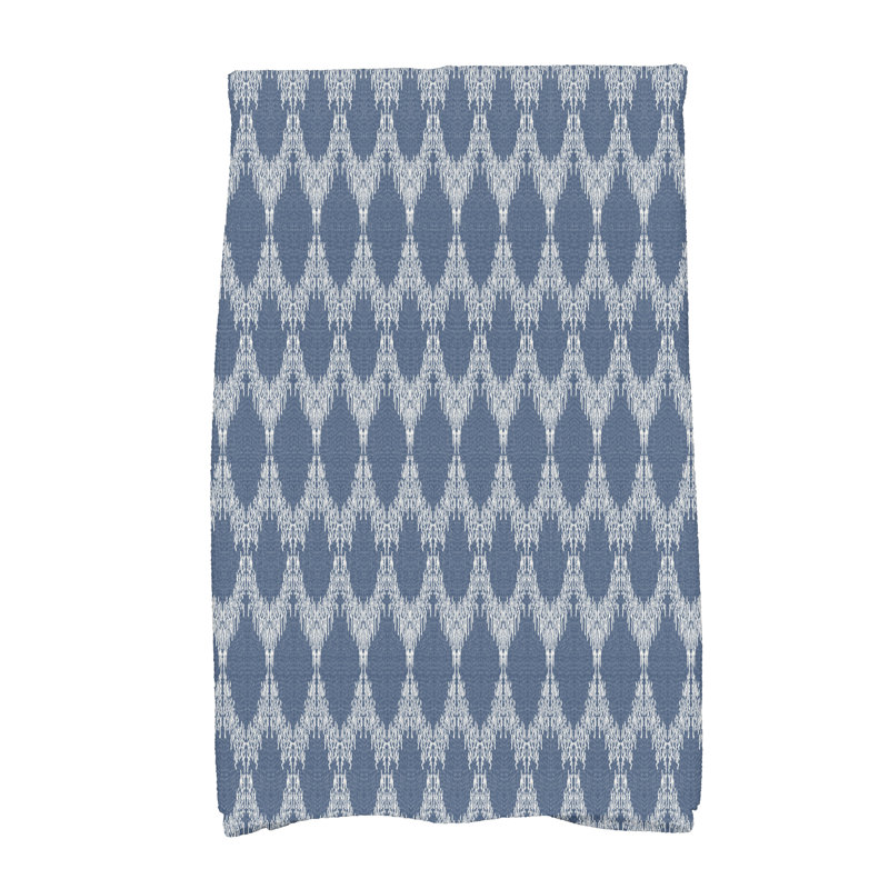 Serviette essuie-mains mudcloth, bleu